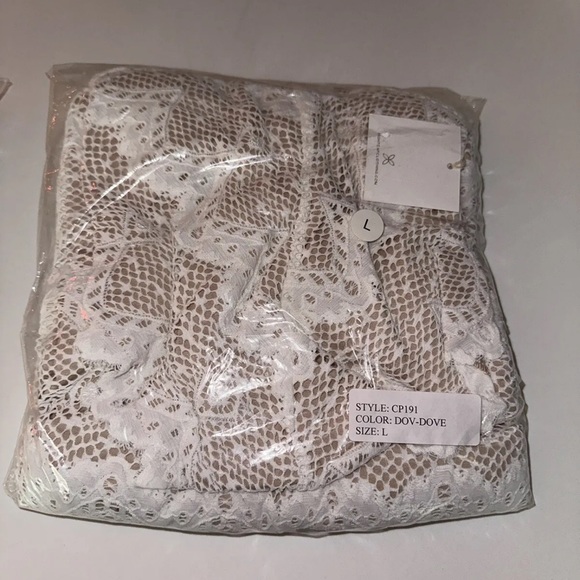 NIGHTCAP Free People “Monaco” white lace beach bridal maxi dress gown XS S M L - Picture 9 of 10